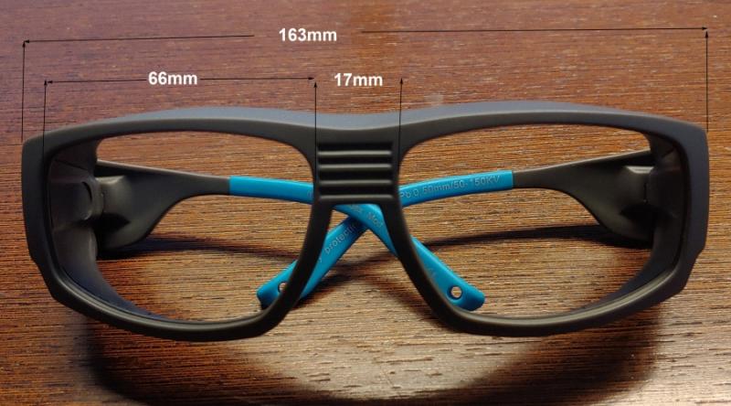 Röntgenschutzbrille Überbrille MI-100FO Fitover Strahlenschutz Augenschutz